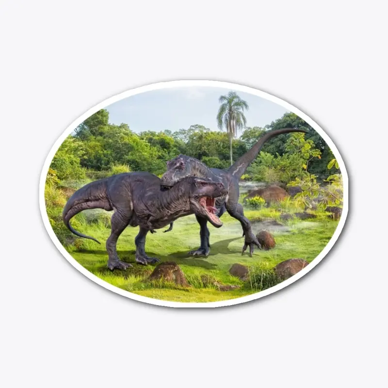 Jurassic Era Fighting Dinosaurs