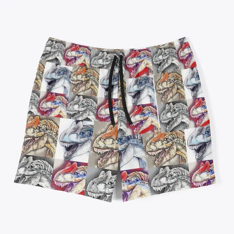 Dino Dino Dino Men's swim trunks